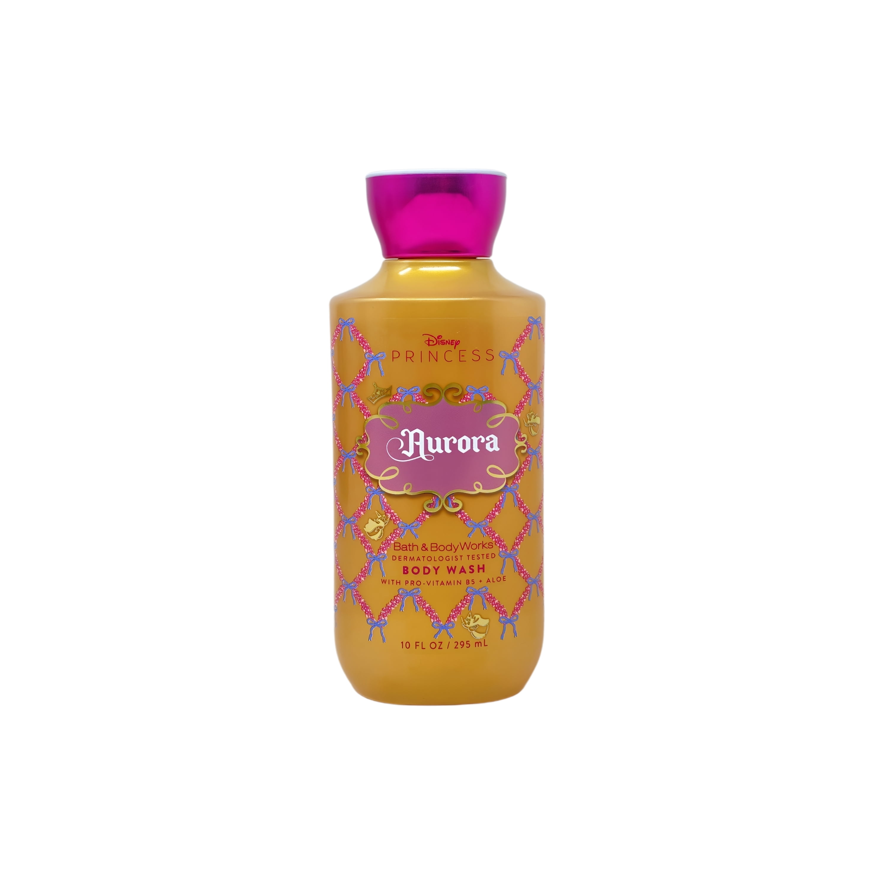 Bath & Body Works Princess Collection Aurora 3 Body Washes with a Perfectly Peeled Bar Soap