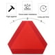 thumbnail image 2 of Señal de seguridad para vehículos de movimiento lento con tablero reflectante, señal triangular reflectora, 2 of 8
