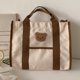 thumbnail image 1 of Bolso de mano informal para mujer, con cremallera, de lona, ​​para ocio, para viajes de trabajo, uso diario, 1 of 7