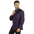 thumbnail image 4 of Bestman Long Sleeve Cotton Flex Shirt For Mens Button Down W/ Patch Pocket Office Wear, 4 of 7
