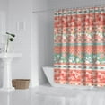 thumbnail image 3 of Waterproof Pioneer Pieced Patchwork Shower Curtain 72x84 Inch Bohemian Style Colorful Floral Polyester Unique Shower Curtain for Bathroom Hotel Home Decor with 12 Plastic Hooks, 3 of 5