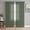 Army Green, variant on Sheer Curtains 45 Inch Length 2 Panels Set for Kitchen, Pure Lavender Purple Semi Sheer Curtains for Windows, Modern Solid Color Minimalist Art Voile Window Treatments Rod Pocket Curtain
