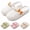 White, variant on Breathable Bow Mules Cloud Soft Slip Ons Women Closed Toe, PVC Clog Shoes | Casual Home and Outdoor Wear, Perforated Woven Upper, Flat Injection-Molded Sole