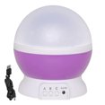 thumbnail image 1 of Proyector de luz nocturna LED Lámpara giratoria Star Sky Iluminación de cabecera Regalo para dormitorio de niños, Morado Inevent HA004162-03, 1 of 2