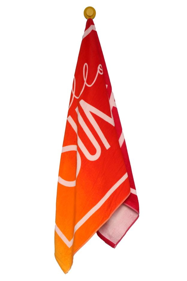 Mainstays Hello Summer Pattern Beach Towel, 34"x64"