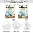 thumbnail image 4 of Welcome Spring Summer Garden Flag Cross Christian Religious Church Spring Lily Colorful Flowers Butterfly Easter Garden Flag Vertical Double Sided Rustic Farmland Yard Lawn Outdoor Decor 12X18", 4 of 7