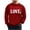 Red, variant on Jinhomg Mens Holiday Sweatshirt 2025 Trendy Valentine's Day Love Heart Print Pullover Casual Comfy Long Sleeve Crew Neck Tops Black M