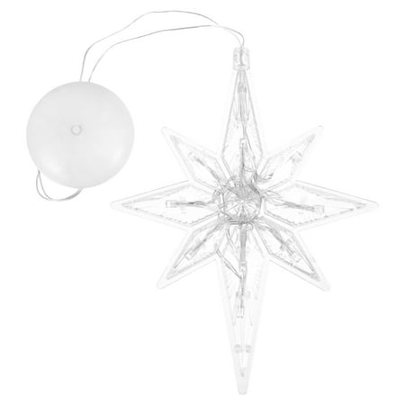 

BESTONZON 1Pc Christmas Sucker Light Polaris Design LED Light Decorative Lamp (No Battery)