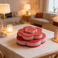 thumbnail image 4 of BotaniNest Rotating Snack Platter With Lid Perfect Dip And Serving Tray For Parties Picnics And Travel, 4 of 7