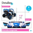thumbnail image 4 of Montable Eléctrico The Baby Shop - con controlo remoto, con conexion USB, Bluetooth y auxiliar Azul - Luz y Sonido, 4 of 9
