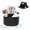 Black, variant on SAYEEC Black 360°Rotatable 5-Compartment Desktop Pen Holder Organizer with Phone Stand for Office Home