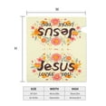 thumbnail image 6 of PHELIKA Jesus Loves You Christian Monogram 01 Magnetic Mailbox Covers Standard Size 21"H x 18"W, 6 of 8