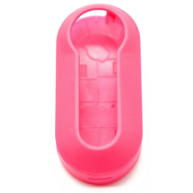 MasteelfCA Plastic Key Cover Case Shell for Fiat 500 Panda Punto (Pink)