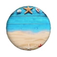 thumbnail image 2 of Balery Boards And Beachtire Cover Waterproof Dust-Proof, Universal Spare Wheel Tire Cover For Trailer, Rv, Suv Truck And Vehicle Camper Accessories-16 Inch, 2 of 9