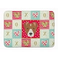 thumbnail image 1 of Carolines Treasures CK5232RUG Tapis en Mousse à Mémoire de Forme Lavable en Machine 19 x 27 Po. Rat Terrier Love, 1 of 4