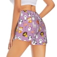 thumbnail image 3 of Disketp Lovely Animals Print Women's Shorts Workout Shorts for Athletic Gym Running Shorts with Phone Pockets X-Large, 3 of 8