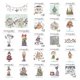 thumbnail image 2 of Nuevo troquel Oddball Mad Scientist Witch Lunettes Christmas Girl Mr & Mrs Claus Mushroom Border Stamps DIY Scrapbooking Card Handmade, 2 of 5