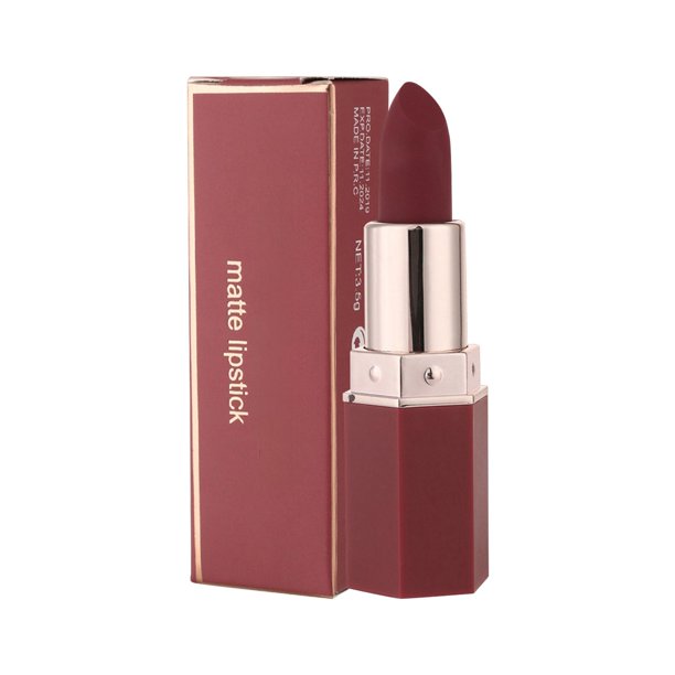 Barra de labios hexagonal, maquillaje que no se desvanece, barra hidratante para labios