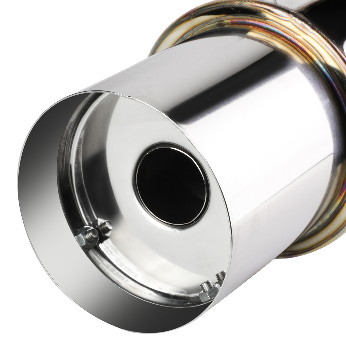 DNA Motoring CBE-WRX15-S For 2015 to 2020 Subaru WRX / STI Muffler Tip Catback Exhaust System 16 17 18 19