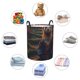 thumbnail image 4 of Fotbe Garden Meditating Weasel Cesto de Ropa con Asas, Cesto Impermeable de Gran Capacidad, Bolsa de Lavado para Dormitorio, Cesto de Ropa con Ruedas y Asas-Medium, 4 of 6