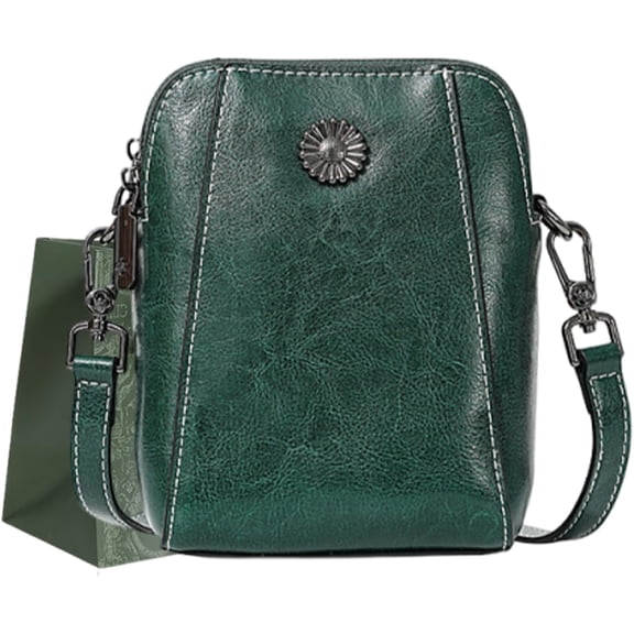2026 New Women's Soft Leather Mobile Phone Bag Messenger Bag - Leather Small Crossbody Bags for Women