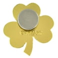 thumbnail image 2 of PinMart's Green Shamrock St. Patrick's Day Clover Magnetic Lapel Pin Jewelry - 50 Pack, 2 of 7
