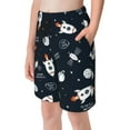 thumbnail image 6 of PAYOHTO Boy Swim Trunks Large Size 14-16 Teens Boy Beach Board Shorts Space Rocket Planet Quick Dry Bathing Suit Swimwear, 6 of 9