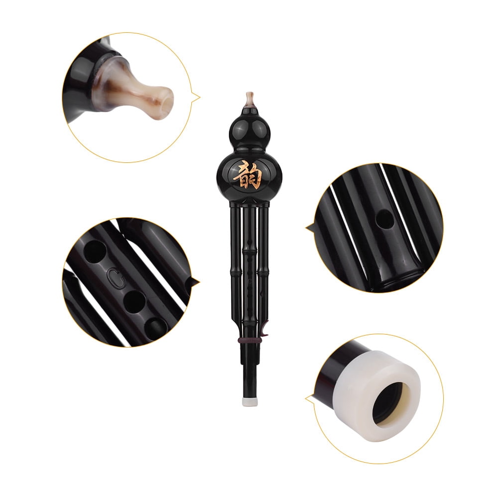Flute,Cucurbit Flute With Chinese Knot Chinese Knot Carry Flute Bottle C-key Material With Chinese Resin Material With Chinese Cucurbit Bottle Si C-key Chinese Siuke Chinese Cucurbit Te Bottle