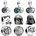 thumbnail image 2 of Pulsera de plata Pandora 925 Original, juguetes populares de Star Wars, abalorios de joyería, pulsera para mujer, regalos de cumpleaños DIY finos, 2 of 4
