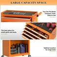 thumbnail image 5 of Aukfa Tool Chest, 2 in 1 Steel Rolling Tool Box & Cabinet On Wheels for Garage, 8-Drawer, Orange, 5 of 25
