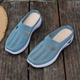 thumbnail image 5 of Breathable Slip On Backless Sneakers for Elderly Women, Summer Mesh Mules Women Closed Toe Clogs Comfortable Non-Slip Orthopedic Walking Flats, Lightweight Open Back Tennis Shoes, 5 of 8