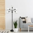 thumbnail image 2 of Simple Designs 5 Light Adjustable Gooseneck Floor Lamp, 2 of 9