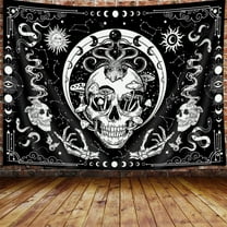 VEIVIAN Gothic Skull Decor 60''x 40'' Tapestry