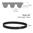 thumbnail image 2 of 10 Packs 2GT Timing Belt Closed Loop Rubber Belts 172-2GT-6, 6mm Width x 172mm Length, 3D Printer Timing Belt, 2 of 6