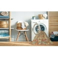 thumbnail image 2 of Ahgly Company Machine Washable Indoor Rectangle Contemporary Orange Area Rugs, 8' x 12', 2 of 7