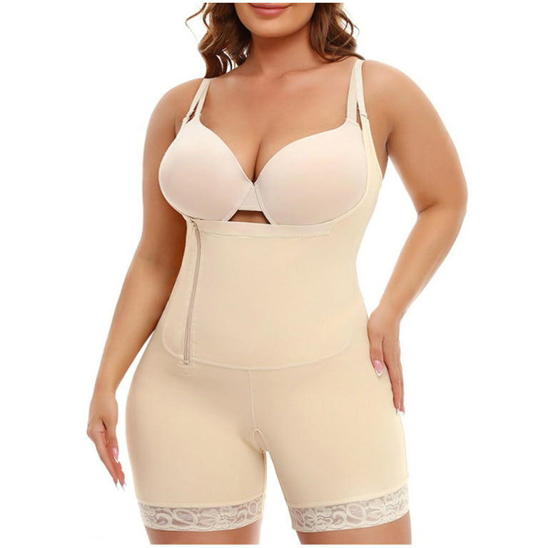 Fesfesfes Women Shapewear Tummy Control Full Body Shaper Bodysuit Firm  Control Shapewear Lifter Corset Shapewear Sale or Clearance