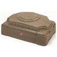 thumbnail image 6 of Step2 Play and Store Sandbox Brown Plastic Kids Outdoor Toy with Cover, 6 of 16