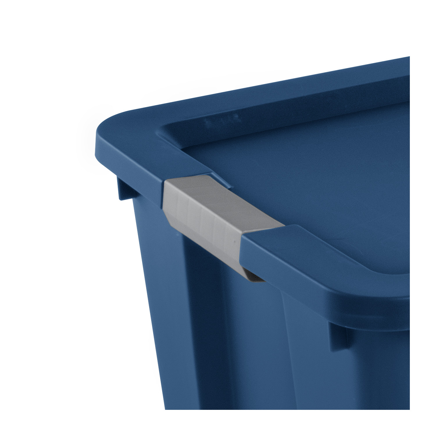 Sterilite 45 Gallon Wheeled Storage Bin with Latch Lid, Blue photo 5