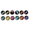 thumbnail image 2 of Pinzas para el cabello trenzadas con piedra de cristal brillante, bandas para el cabello de tela satinada, horquilla picada con trébol de cuatro hojas, pinza para el cabello trenzada con 3 clips peque, 2 of 5