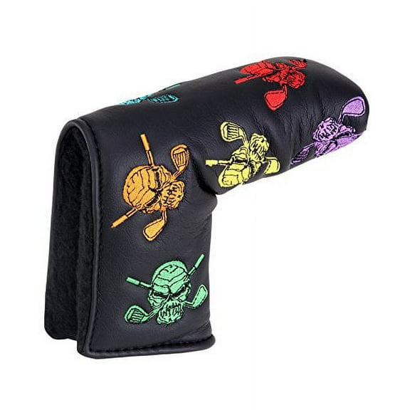 Tattoo Golf Color Me Up Blade Putter Cover Skull Design