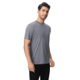 thumbnail image 2 of Zfeel Short Sleeve Tee, High-Performance Dry Fit Poly Shirts for Men, Art and Crafts, Lightweight & Breathable, Charcoal Grey, 3XL, 2 of 5