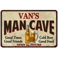 thumbnail image 1 of VAN'S Man Cave Sign 12 x 18 Matte Finish Metal 112180011487, 1 of 1