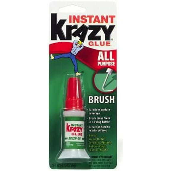 Elmer's Krazy Glue Brush On Super Glue Brush - Multicolor - 12 Pack