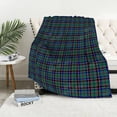 thumbnail image 1 of Manta de rodilla a cuadros para sofá, colcha cálida de invierno, decoración de líneas simples, manta cálida a cuadros, plantas nórdicas, suave y peluda, 1 of 4