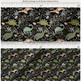 thumbnail image 2 of Soimoi Cotton Voile Fabric Leaves,Floral & Dinosaur Jungle Printed Fabric 1 Yard 42 Inch Wide, 2 of 7