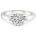 thumbnail image 4 of 4 Carat IGI Certified Round Shape Lab Grown Diamond Engagement Ring | 14K White Gold | Arielle Solitaire Diamond Ring | FG-VS1-VS2 Quality Friendly Diamonds, 4 of 5