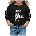 thumbnail image 1 of PMVFHDE Sweat-Shirt Col Rond Automne Garçon Fille Unisexe Manches Longues Sweat-Shirt Doux Graphique Enfants Mignon Pull Col Rond Vêtements Noir,140, 1 of 4
