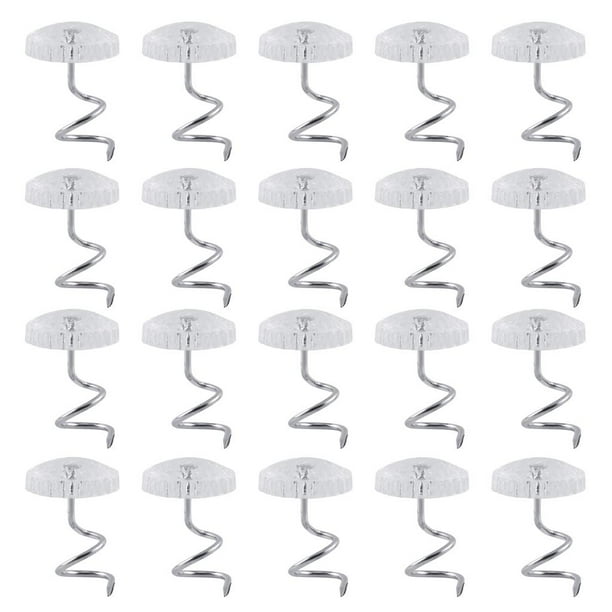 Juego de 20 clavos para muebles, tapicería y fundas de sofá. Forma redonda L 20 Pack