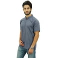 thumbnail image 3 of Atasi Casual Half Sleeves Men's Cotton Mandarin Collar Shirt Tunic-XXX-Large, 3 of 7