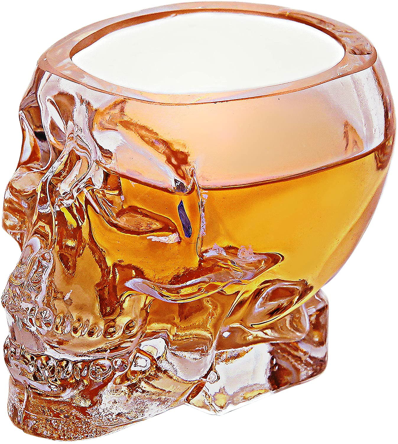 5x Crystal Skull Head Glass Cup Beer Vodka Cocktail Red Wine Drinkware Party GA 